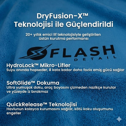 Flash Bez Mikrofiber Kurulama Havlusu