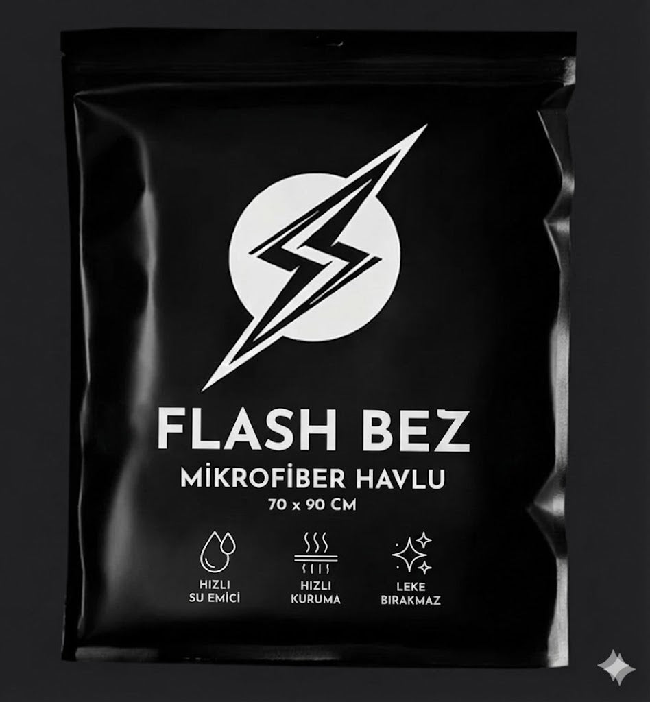 Flash Bez Mikrofiber Kurulama Havlusu