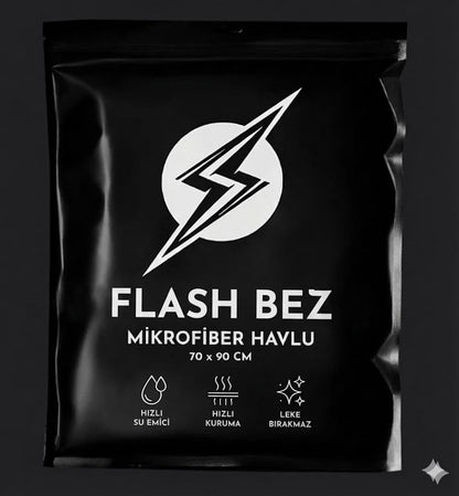 Flash Bez Mikrofiber Kurulama Havlusu