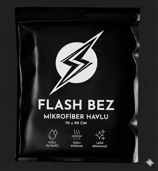 Flash Bez Mikrofiber Kurulama Havlusu